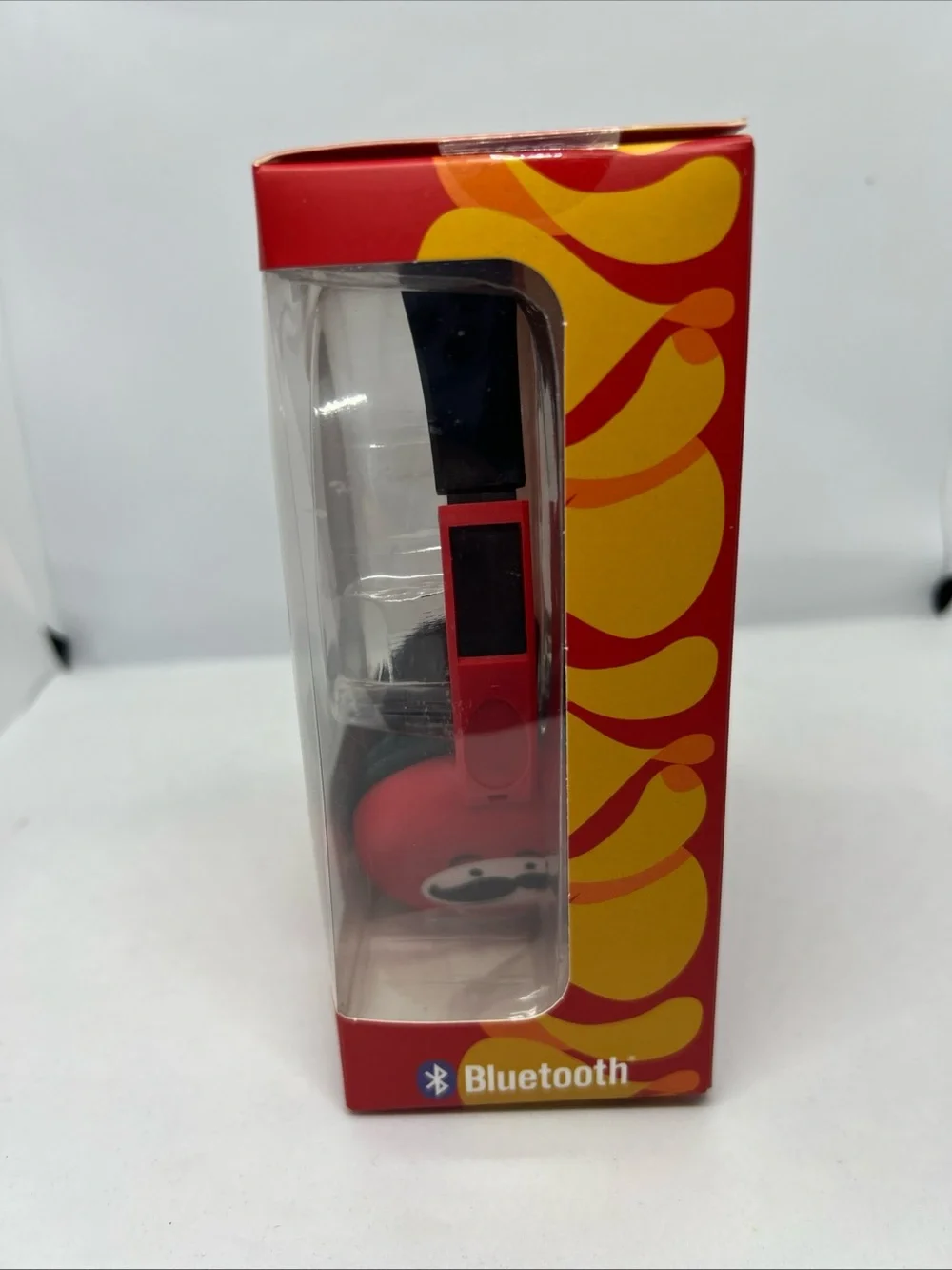 Pringle Red Wireless Bluetooth Headphones with Cushioned Ear Cups